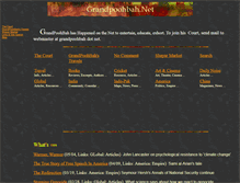 Tablet Screenshot of grandpoohbah.net